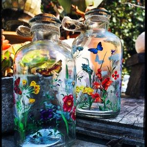 SOLD OUT Wildflowers corked bottle. $5 each.